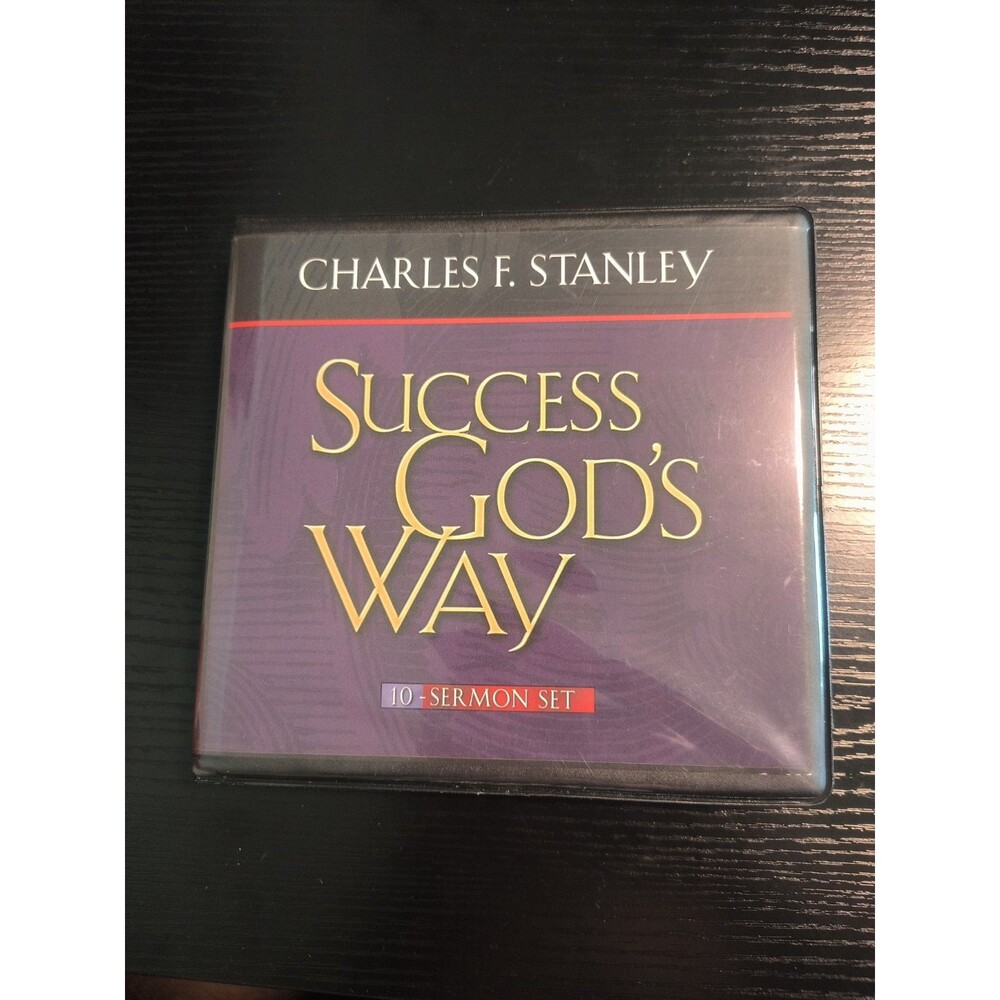 Charles F Stanley Success Gods Way 10 Sermon Set In Touch Ministries CD Set EUC